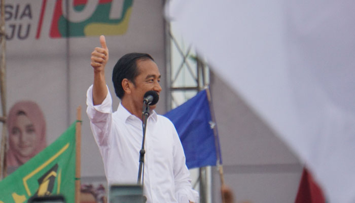 Calon presiden petahana Joko Widodo (Foto: Poskota)