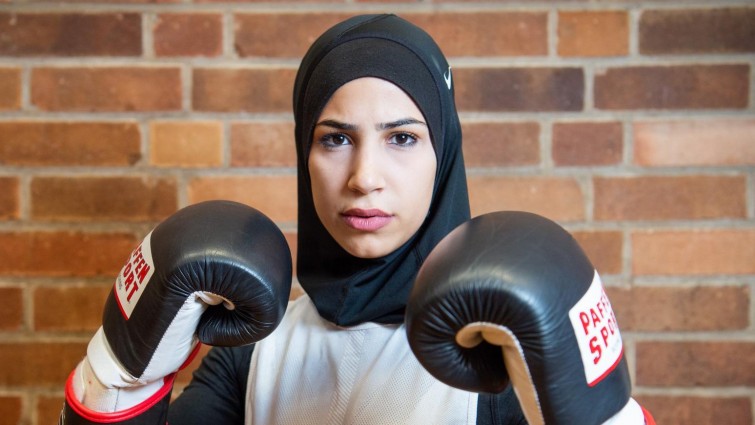 Zeina Nassar, petinju perempuan asal Jerman (Deutschlandfunk)