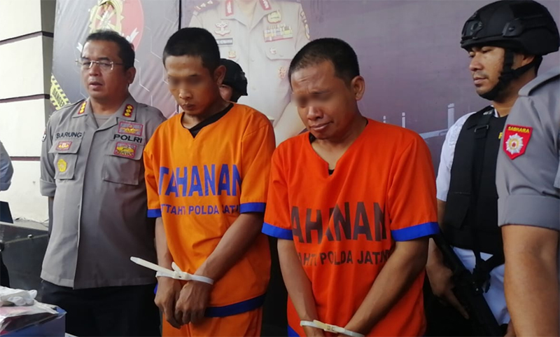tersangka pembunuhan Budi Hartanto, guru honorer di Blitar (Ist)