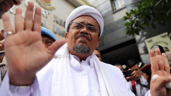 Imam Besar FPI Habib Rizieq Syihab dilarikan ke RS Ummi Bogor, Jabar (Foto: Tribun)