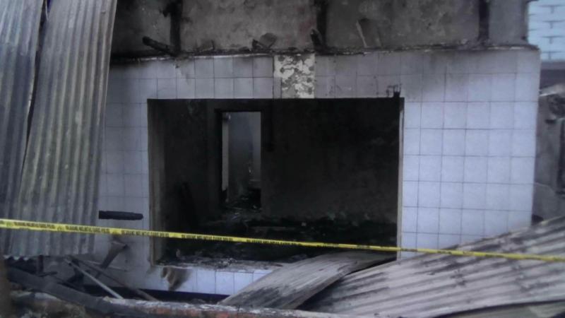 Pasca bentrok di Bawaslu Pos Polisi di Sabang Jakpus Terbakar