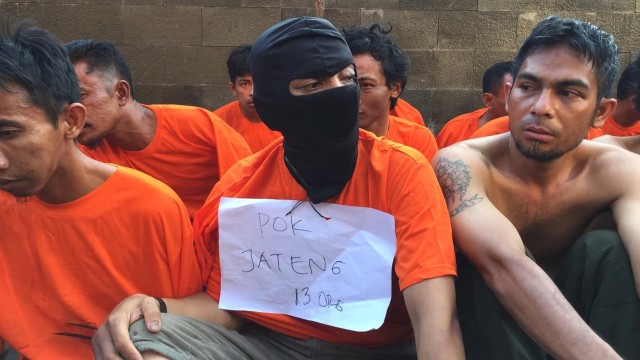 Provokator massa aksi 22 Mei di Petamburan dan Slipi, Jakarta Barat. (Foto: Mirsan Simamora/Kumparan)