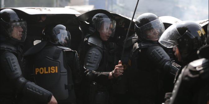 Personel Brimob Mabes Polri (Foto: Merdeka)