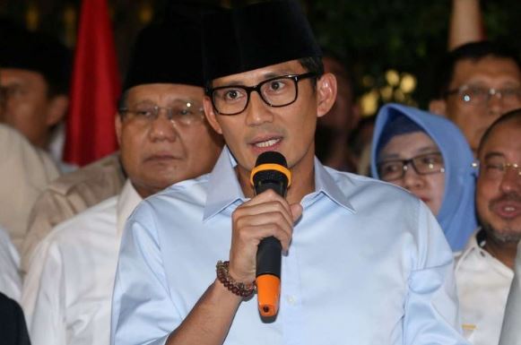 Cawapres 02 Sandiaga Uno (Foto: Kompas)