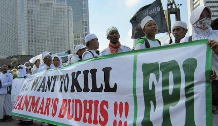 Ketua FPI jadi tersangka karena paksa bubarkan aksi demo tolak Habib Rizieq Syihab (Islami.co)
