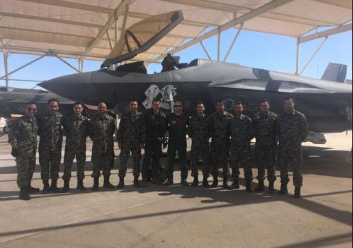 Pilot F-35 Turki yang berlatih terbang di AS (Foto: Hürriyet Daily News)