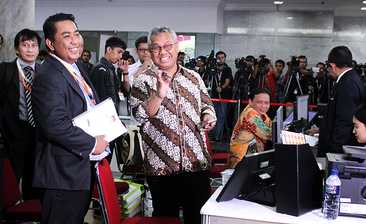 Ketua Komisi Pemilihan Umum (KPU) Arif Budiman (law-justice.co/Robinsar Nainggolan)
