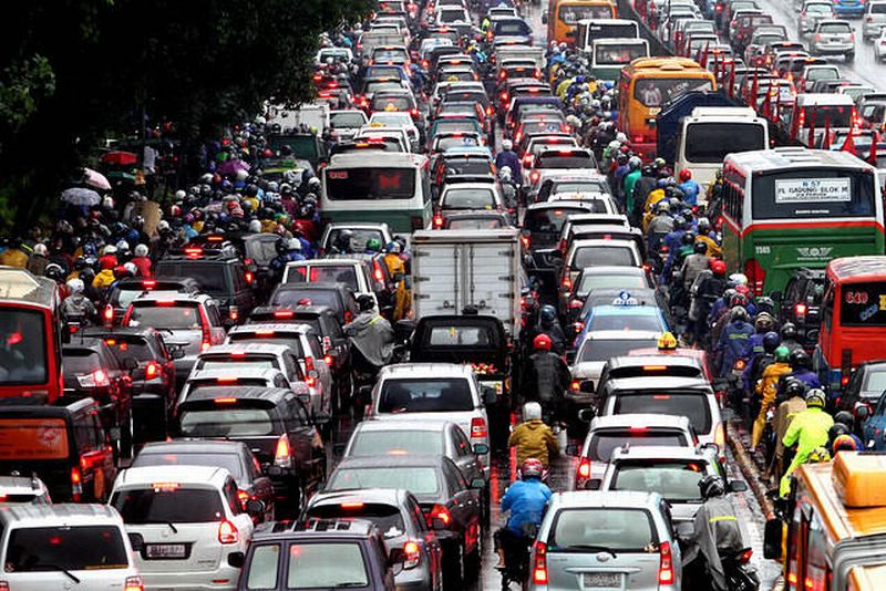 Macet di Jakarta (Okezone)