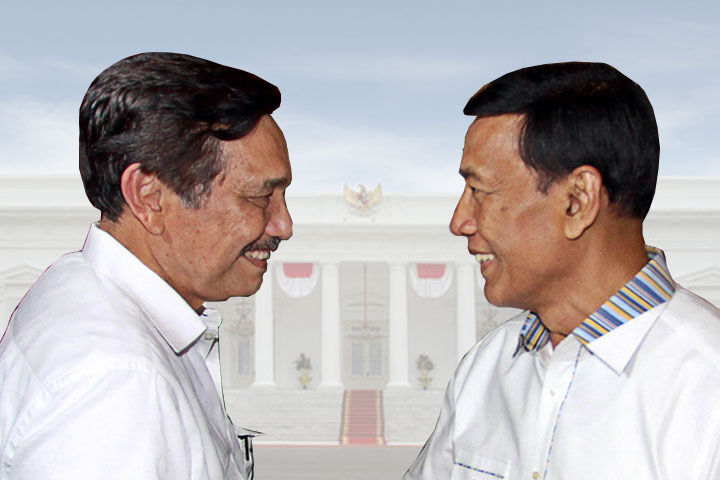 Luhut dan Wiranto (Media Indonesia)