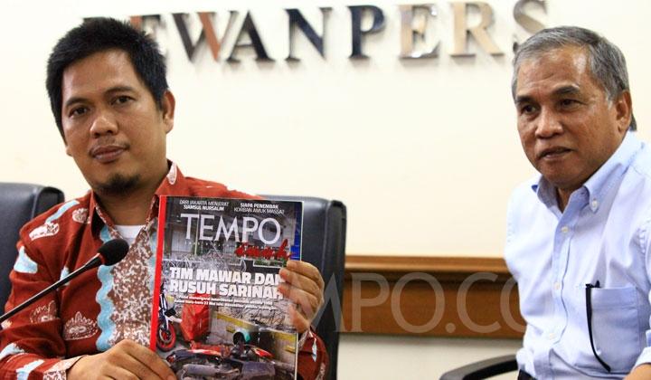 Mantan Komandan Tim Mawar, Chairawan di Dewan Pers (Tempo)