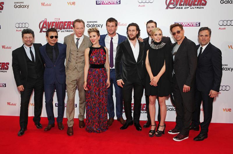Deretan pemeran karakter pahlawan super produksi Marvel Studio (getty)