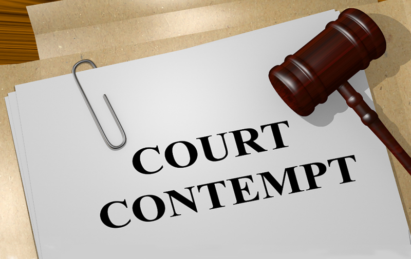Ilustrasi Terjadinya Kasus Contempt of Court (Ist)