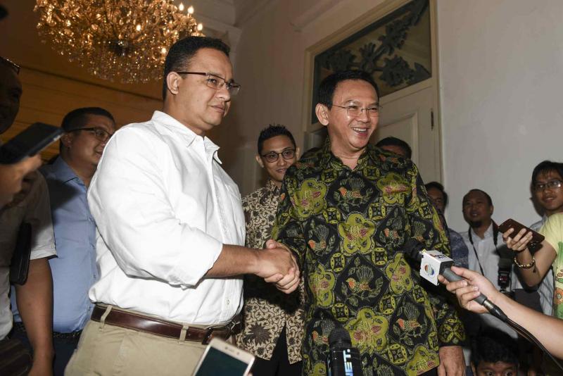 Anies Baswedan dan Basuki Tjahaja Purnama alias Ahok (Aktual.com)