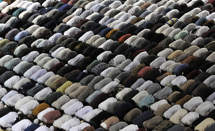 Jemaah mengikuti Sholat Idul Adha 1440 H di Masjid Istiqlal, Jakarta, Minggu (11/8/2019). Salat Idul Adha 1440 H di Masjid Istiqlal diikuti oleh ribuan jemaah dari dalam maupun luar Jakarta. Robinsar Nainggolan