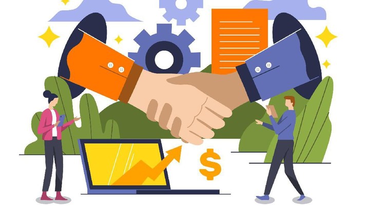 Foto: Ilustrasi P2P Lending (Designed by pikisuperstar / Freepik)