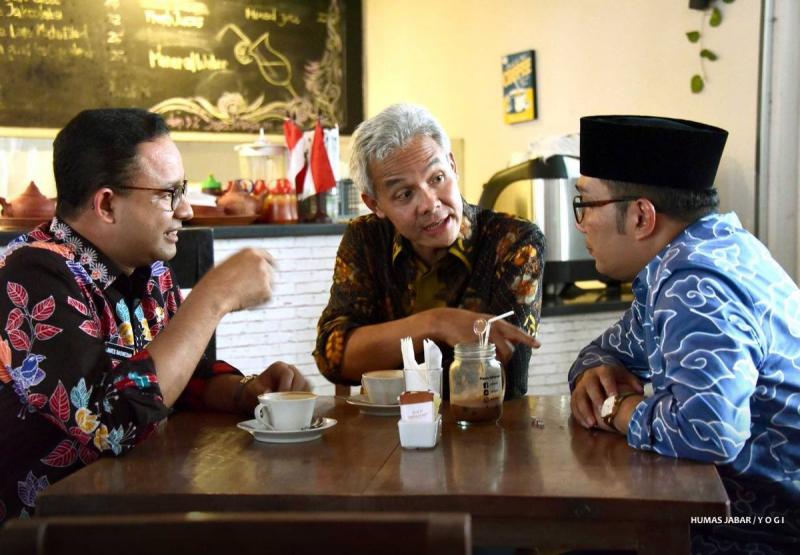 Kepala Daerah DKI, Jateng, dan Jabar (Twitter/Ridwan Kamil/Humas Jabar)