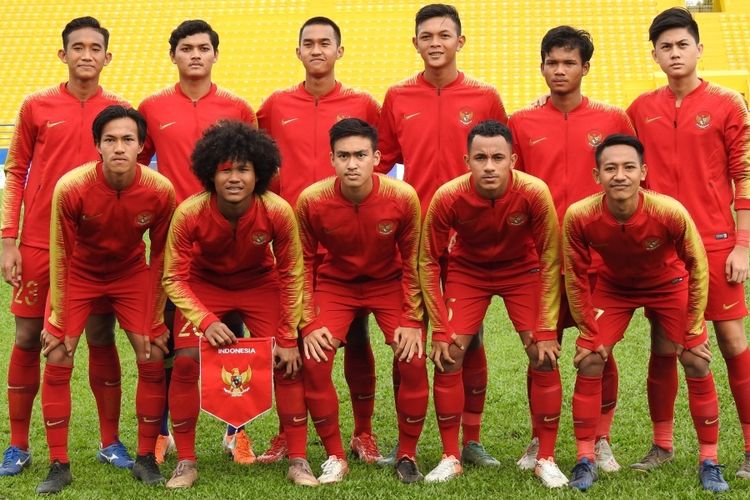 Timnas U-18 berfoto sebelum menjalani laga Piala AFF U-18 2019.(Dok. PSSI)