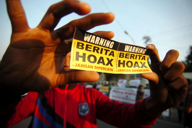 Pemerintah klaim pemblokiran internet guna mencegah berita hoaks (Beritagar.id)