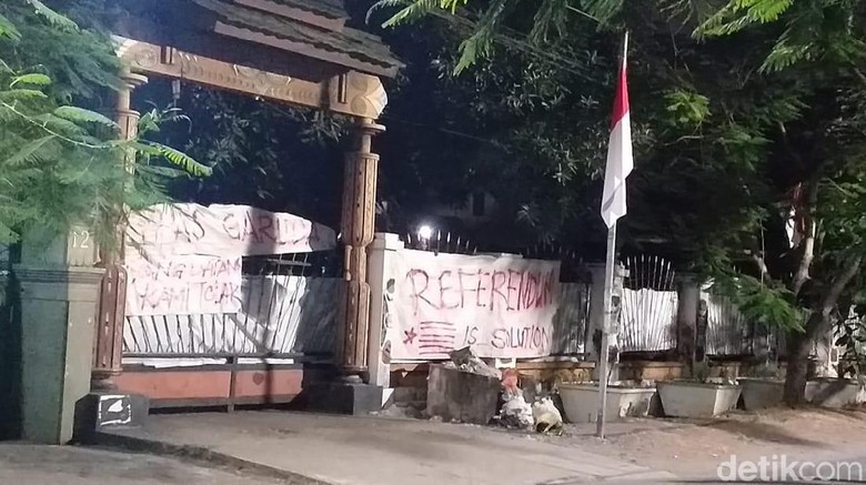 Asrama Mahasiswa Papua di Jalan Kalasan Surabaya (ist)