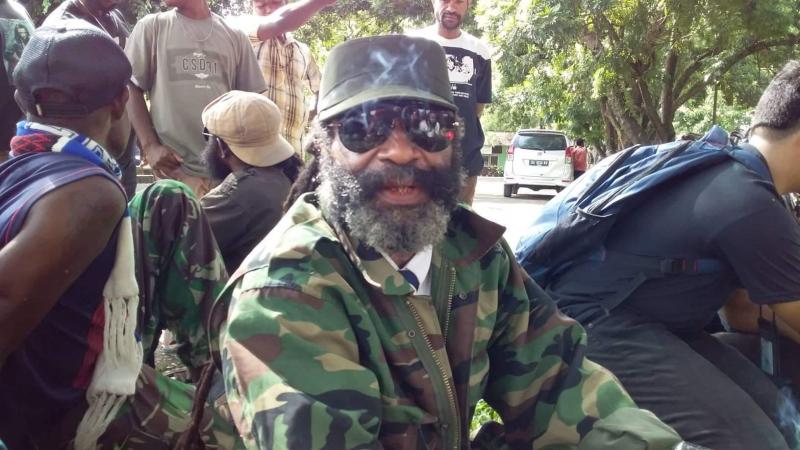 Wakil Ketua United Liberation Movement for West Papua (ULMWP) Buchtar Tabuni (Suara Papua)