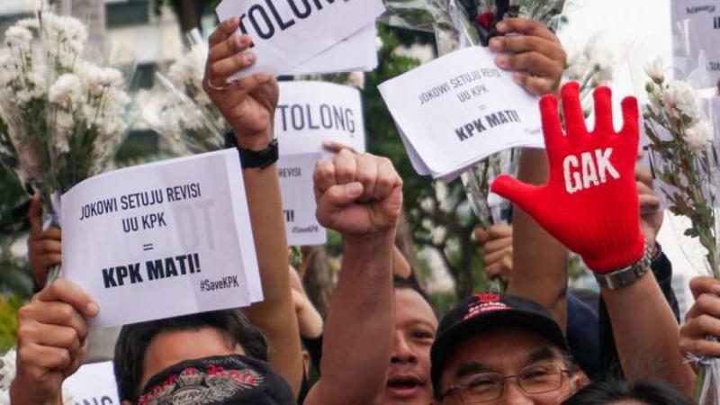 Protes Revisi UU KPK (Indopolitika.com)