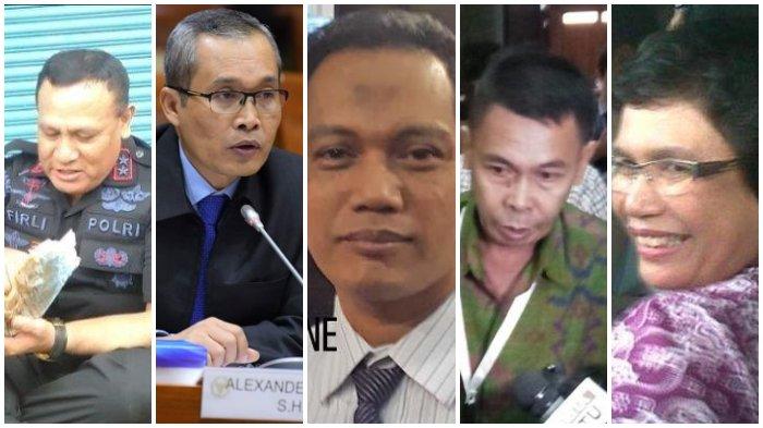 5 Pimpinan KPK Terpilih Periode 2019-2023. Dari kiri; Firli, Marwata, Ghufron, Nawawi dan Lili. (ist)