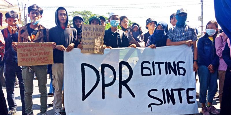 Demo pelajar (Kabar.News)
