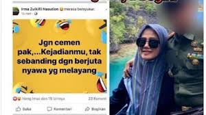 Cuitan Istri Dandim Kendari di Medsos, yang Membuat Suaminya Dicopot (Tribunnews)