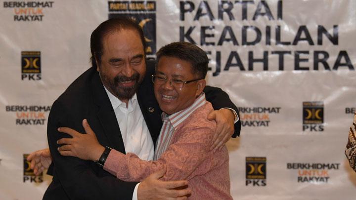 Surya Paloh dan Sohibul Iman (Tempo)