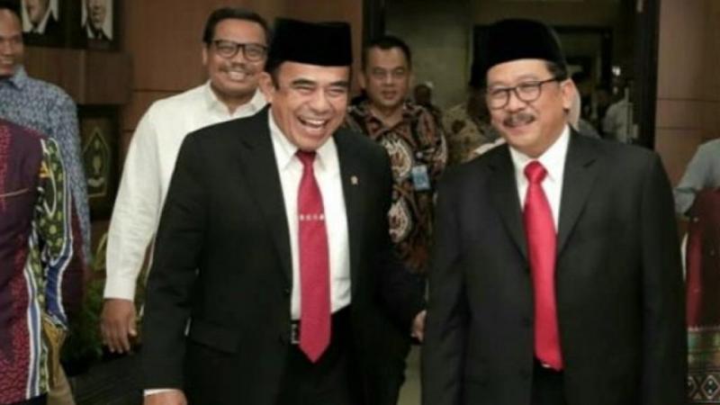 Menteri Agama Fachrul Razi dan Wakil Menteri Agama Zainut Tauhid (kastara.id)