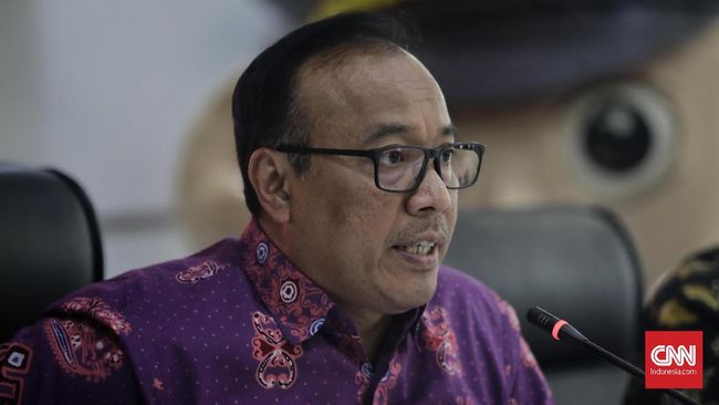Karopenmas Divisi Humas Mabes Polri Brigjen Dedi Prasetyo. (CNN Indonesia/ Adhi Wicaksono).