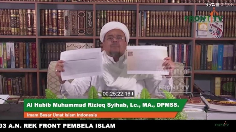 Screenshot video FrontTV (detik.com)