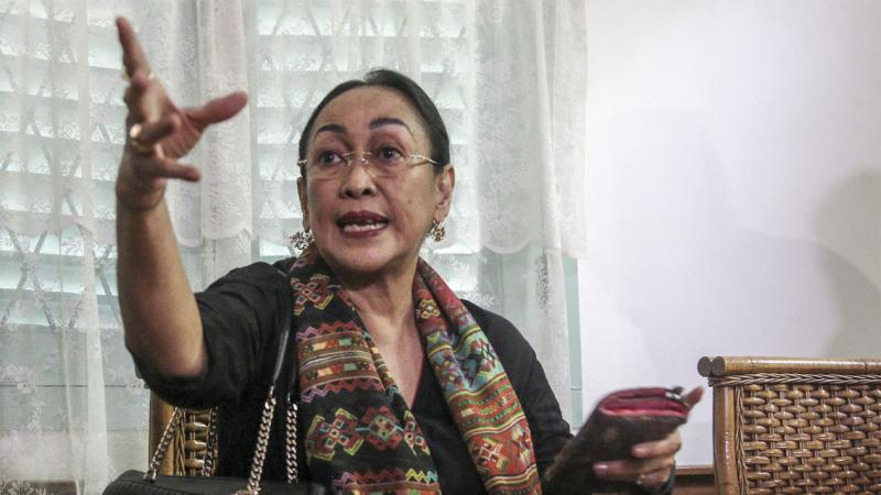Putri Presiden pertama Indonesia Ir Soekarno, Sukmawati Soekarnoputri. (jarrak.id)