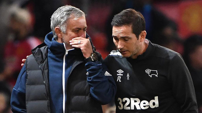 Jose Mourinho dan Frank Lampard (Foto: Marca)
