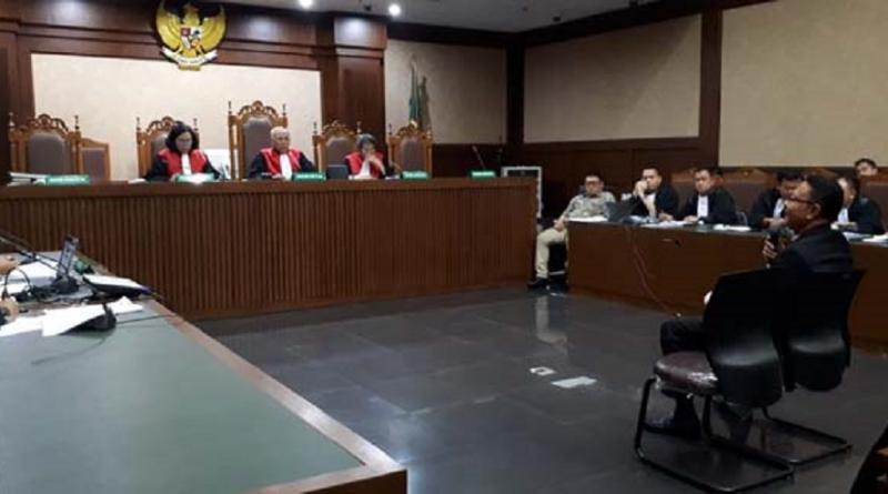 Politisi PDIP, I Nyoman Dhamantra saat jadi saksi/RMOL
