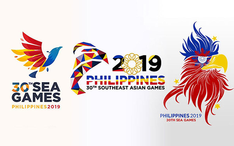 Logo SEA Games 2019 di Filipina. (Bola.com/Dok. VFF)