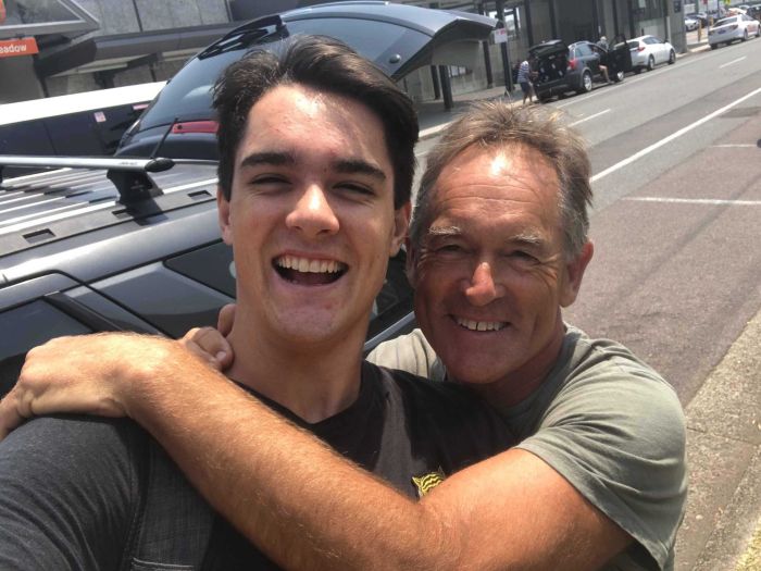 Lawson Rankin bersama ayahnya, Philip (ABC/Rankin Family)