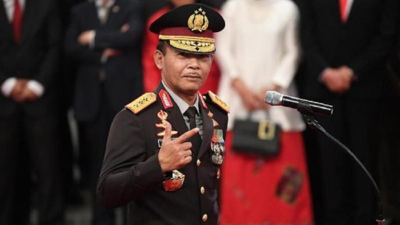 Kapolri Idham Azis. (CNNIndonesia)