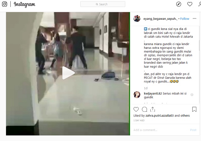 Tangkapan layar video tersebut dari media sosial (Medcom.id)
