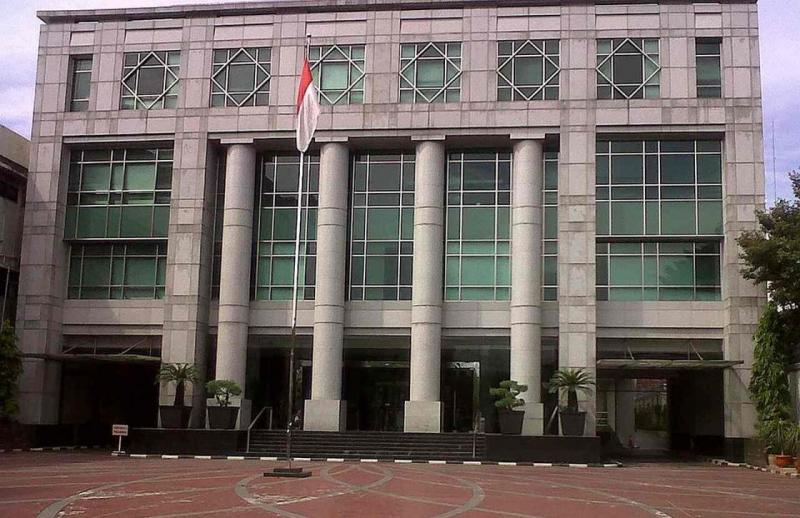 Tampilan fasad gedung Pusat Pelaporan dan Analisis Transaksi Keuangan (PPATK), lembaga yang menelusuri aliran dana mencurigakan dan pencucian uang (koranjakarta)
