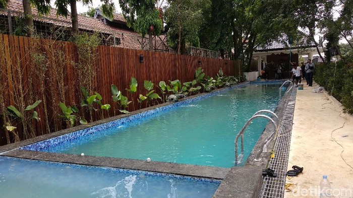 Kolam Renang Rumah Dinas Gubernur Jawa Barat. (Detik)