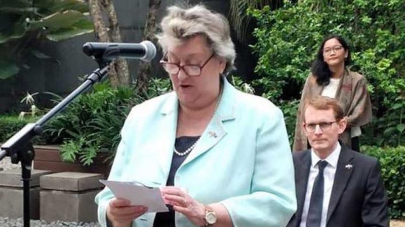 Menteri Inggris untuk Asia Pasifik, Heather Wheeler. (Kastara.id)
