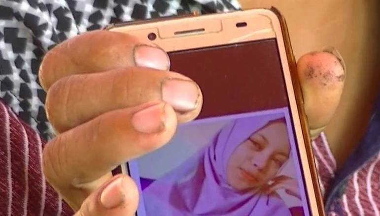 rosidah, korban pembunuhan dan mayatnya dibakar hingga gosong (Inews)