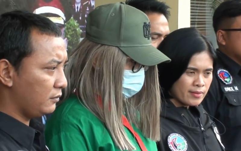 Polisi tetapkan Lucinta Luna Tersangka Narkoba. (IStimewa).