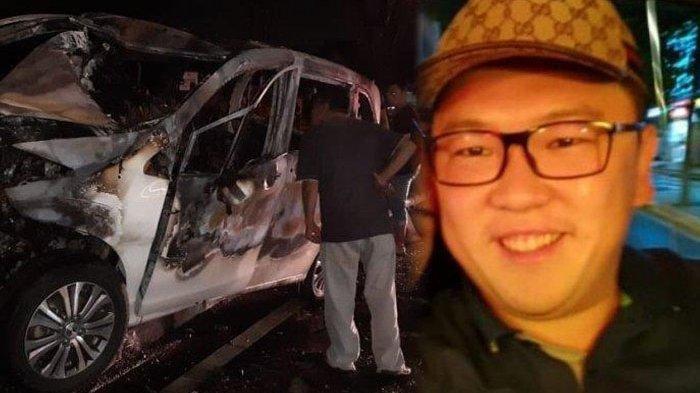 Pengusaha diskotek di Medan, Hendra Halim meninggal terbakar bersama mobilnya (Tribunnews)