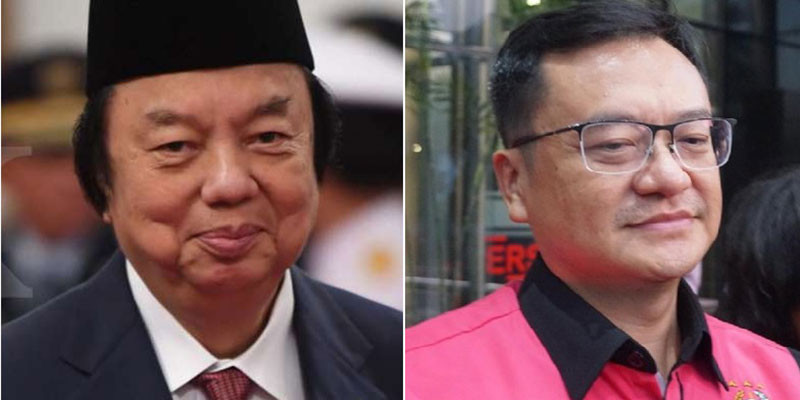 Kolase Dato Sri Tahir dan Benny Tjokro. (Katta.id).
