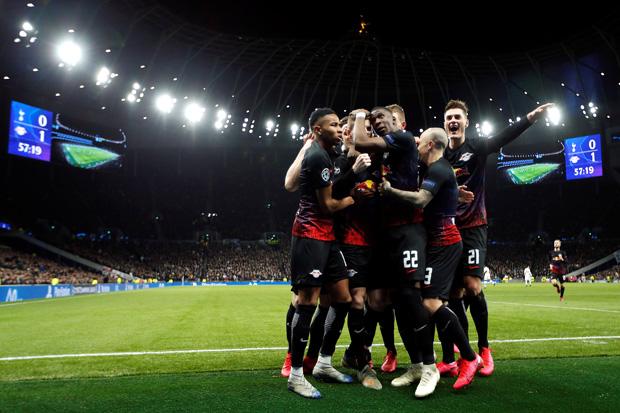Leipzig menang satu nol atas Tottenham Hotspurs (Foto:Reuters)