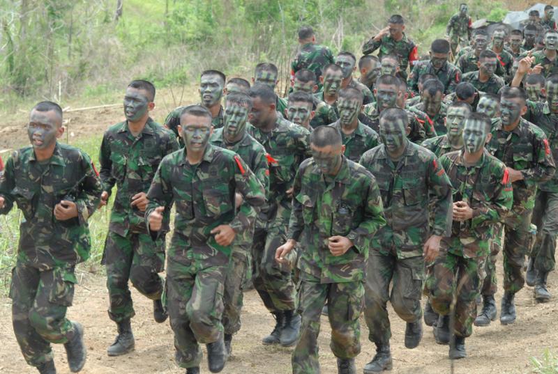 Ilustrasi pelatihan militer Komponen cadangan (Kmcad) (pinterpolitik)