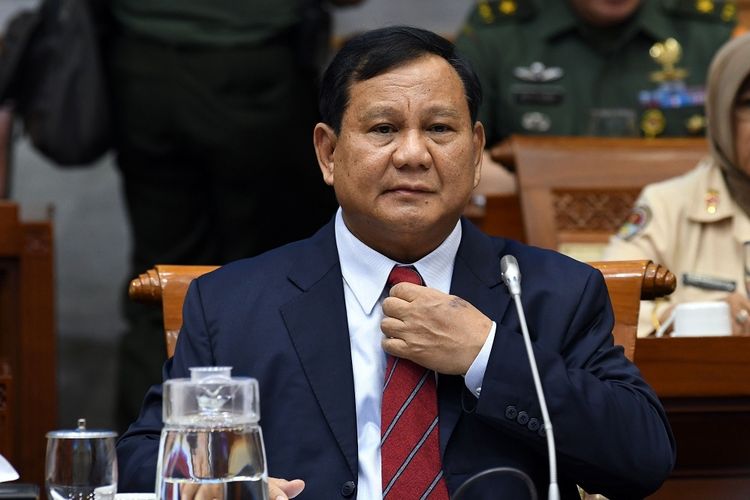 Menterei Pertahanan RI Prabowo Subianto (Kompas)