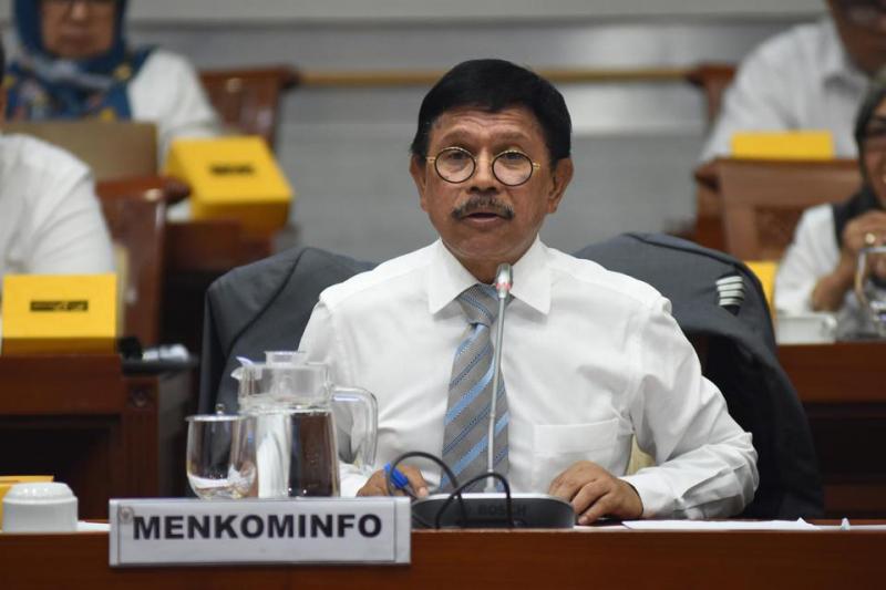 Menkominfo Johny G Plate (katadata)